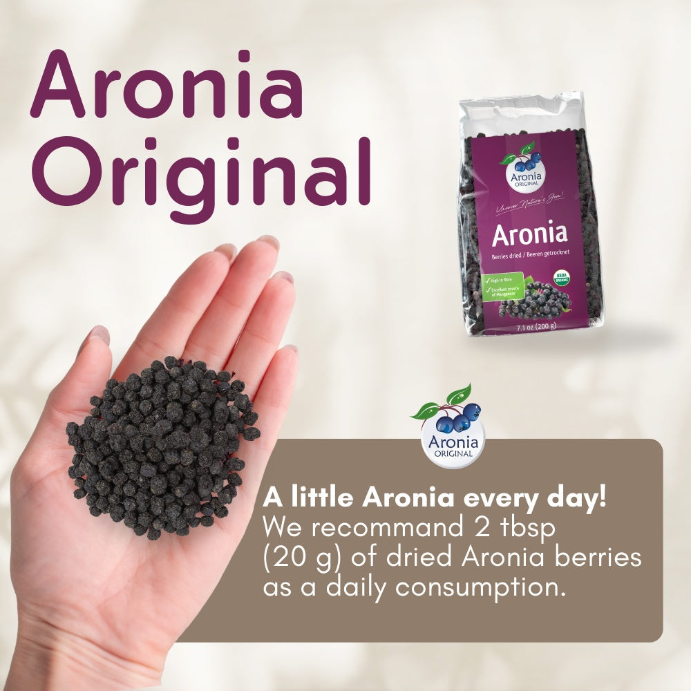 Organic Aronia Berries Dried 7.1 oz (200 g)