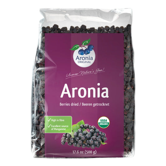 Organic Aronia Berries Dried 17.6 oz (500 g)