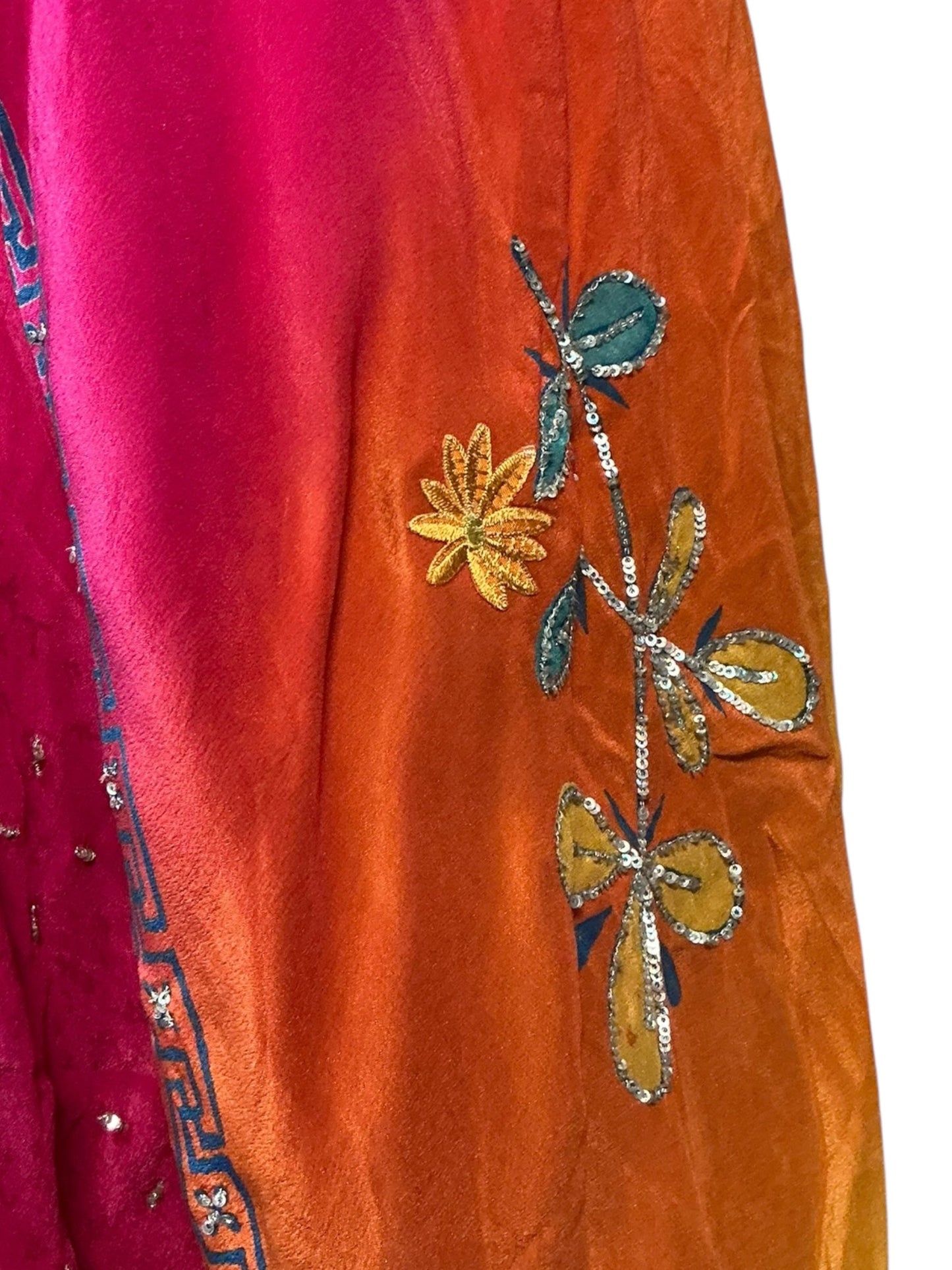 PRC7236 Avatar Pure Silk Maxi Dress with Belt