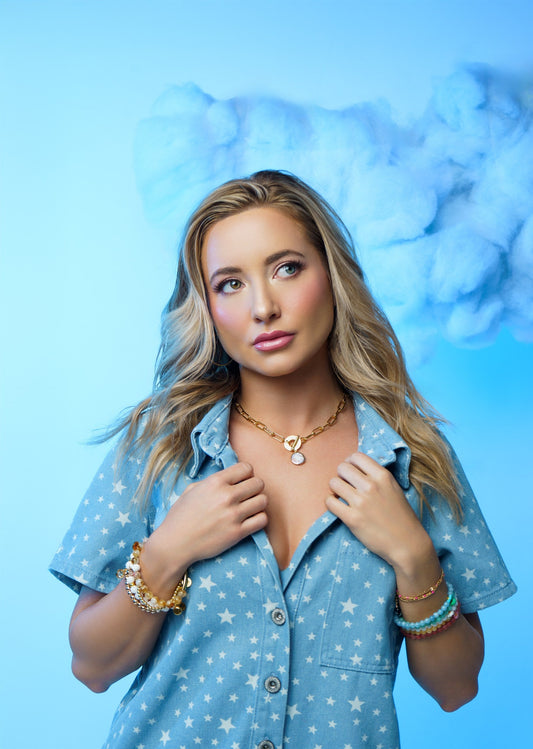 Keshi Pearl Toggle Necklace