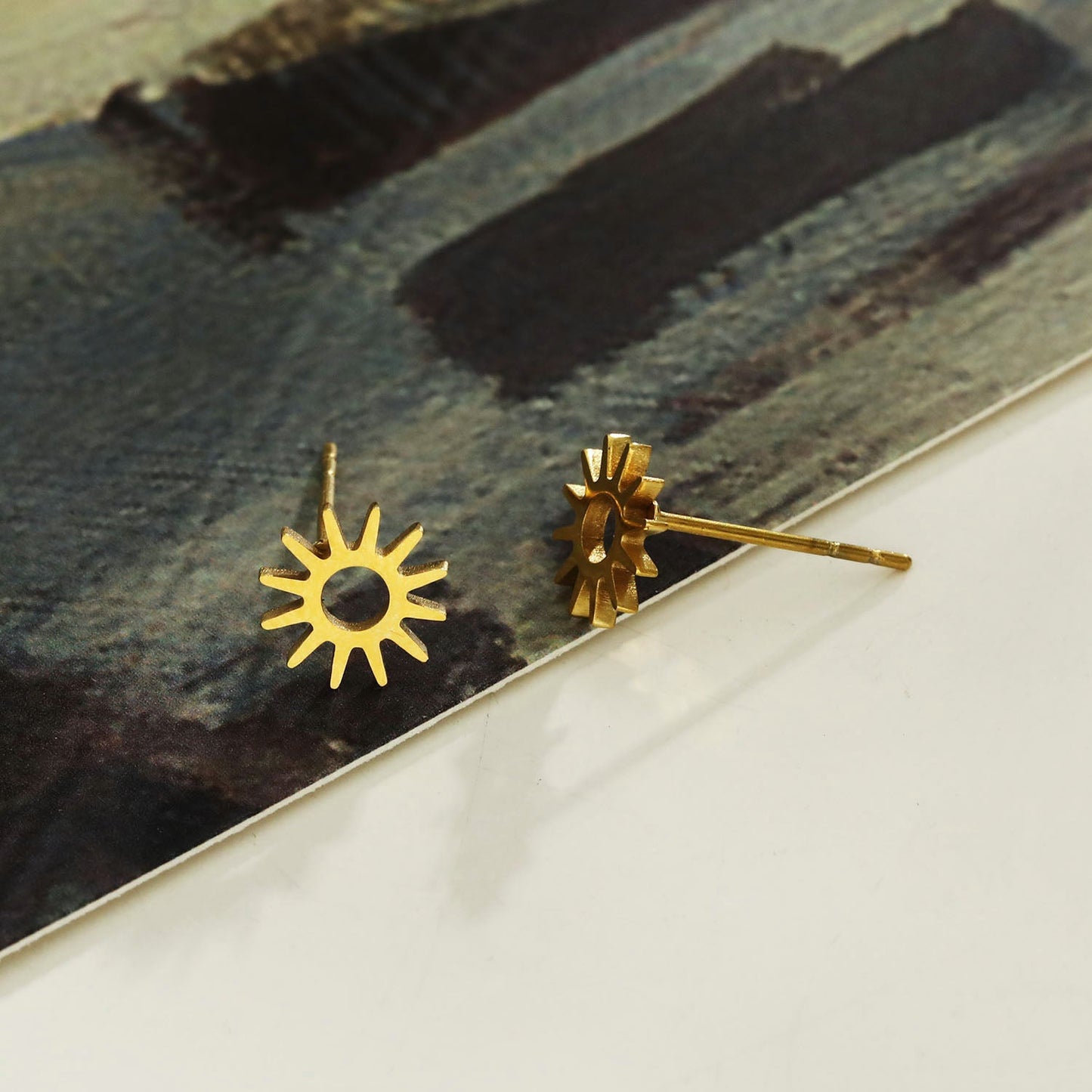 Style EDLA: 'Starry Night' Stud Earrings Gold