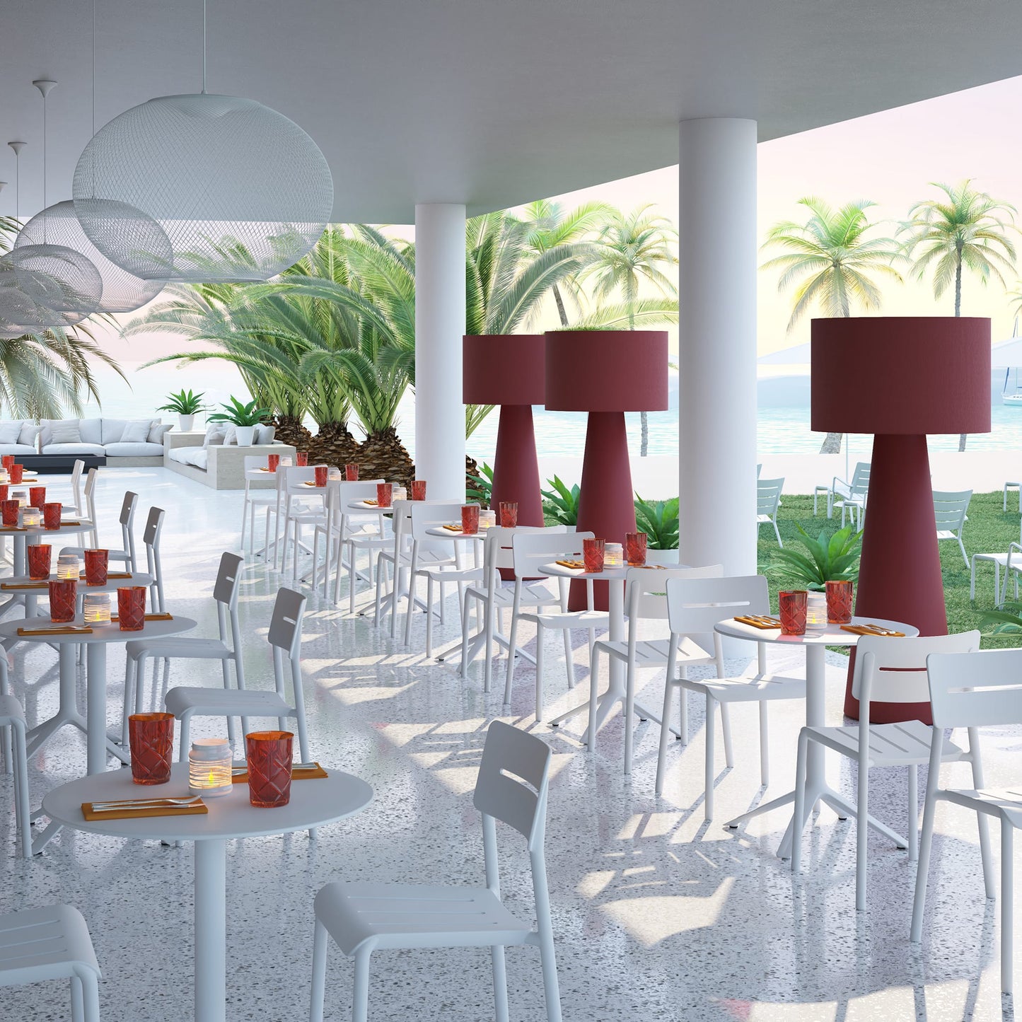 EEX Round Dining Table<br> Indoor & Outdoor Use