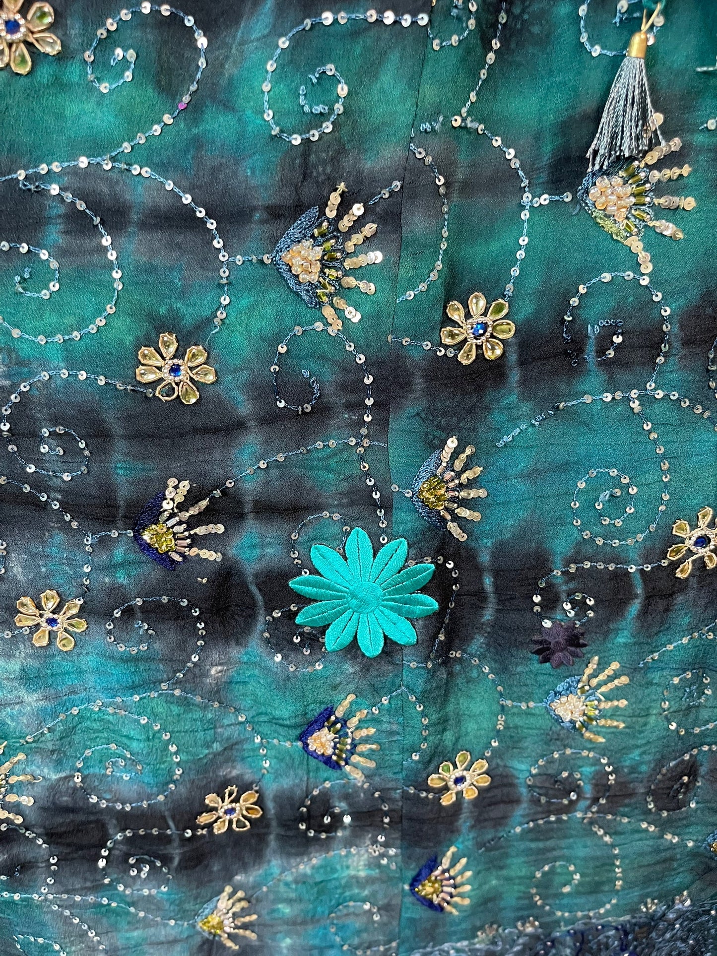 PRC6394 Avatar Pure Silk Maxi Kaftan