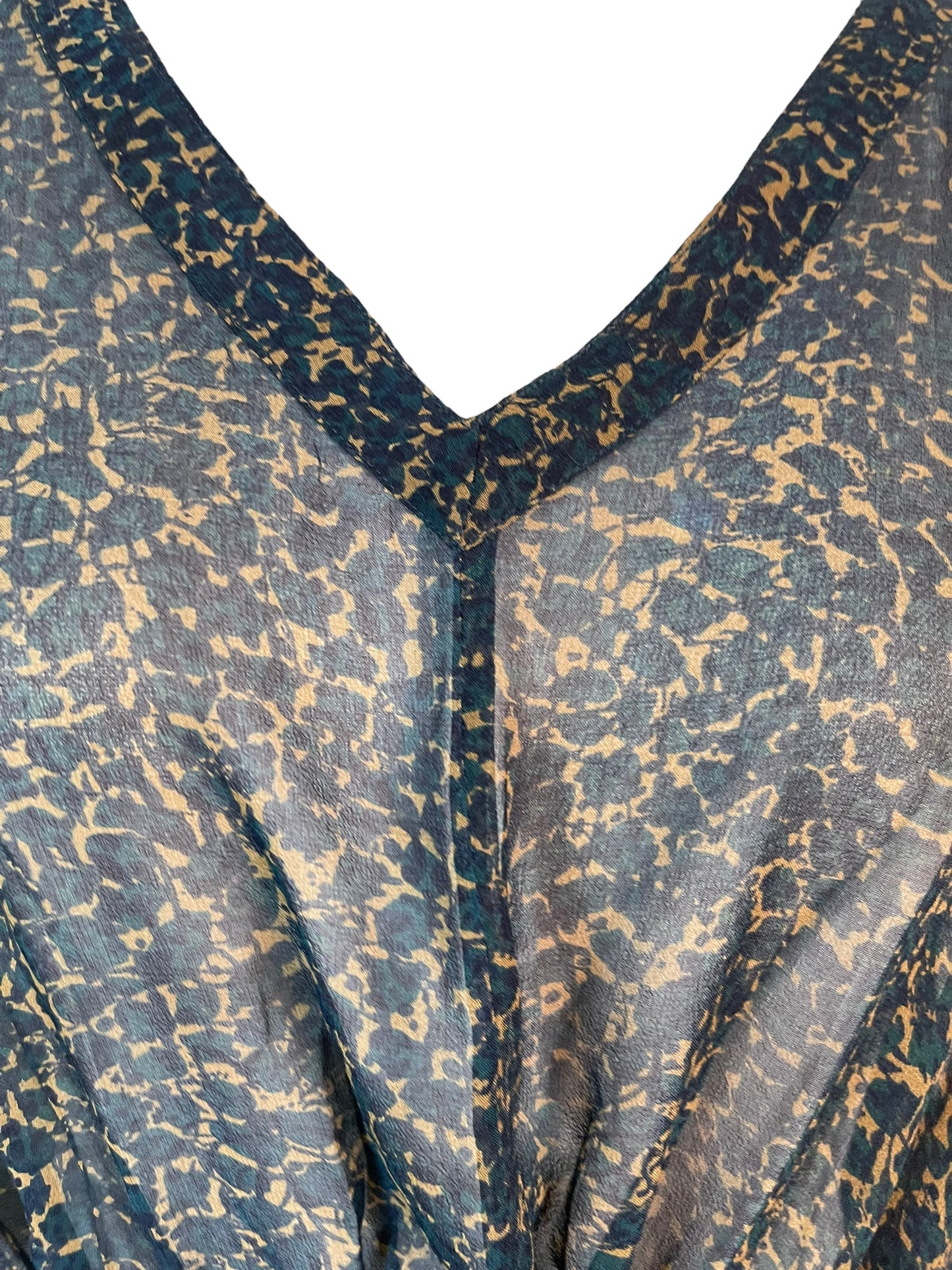 PRG6359 Sheer Avatar Pure Silk Maxi Kaftan