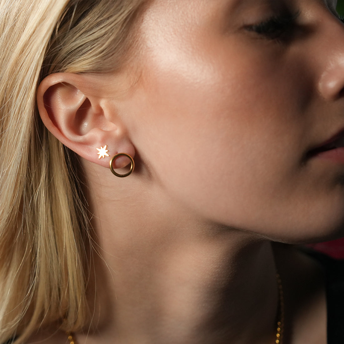 ETOILE 2-Pair Stud Earrings Set