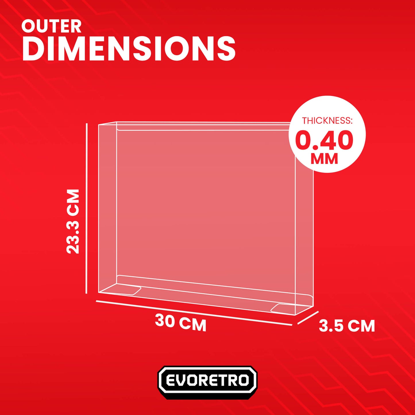 Pokemon Collection Box EVORETRO Protector – Charizard EX Fit (5 Pack)