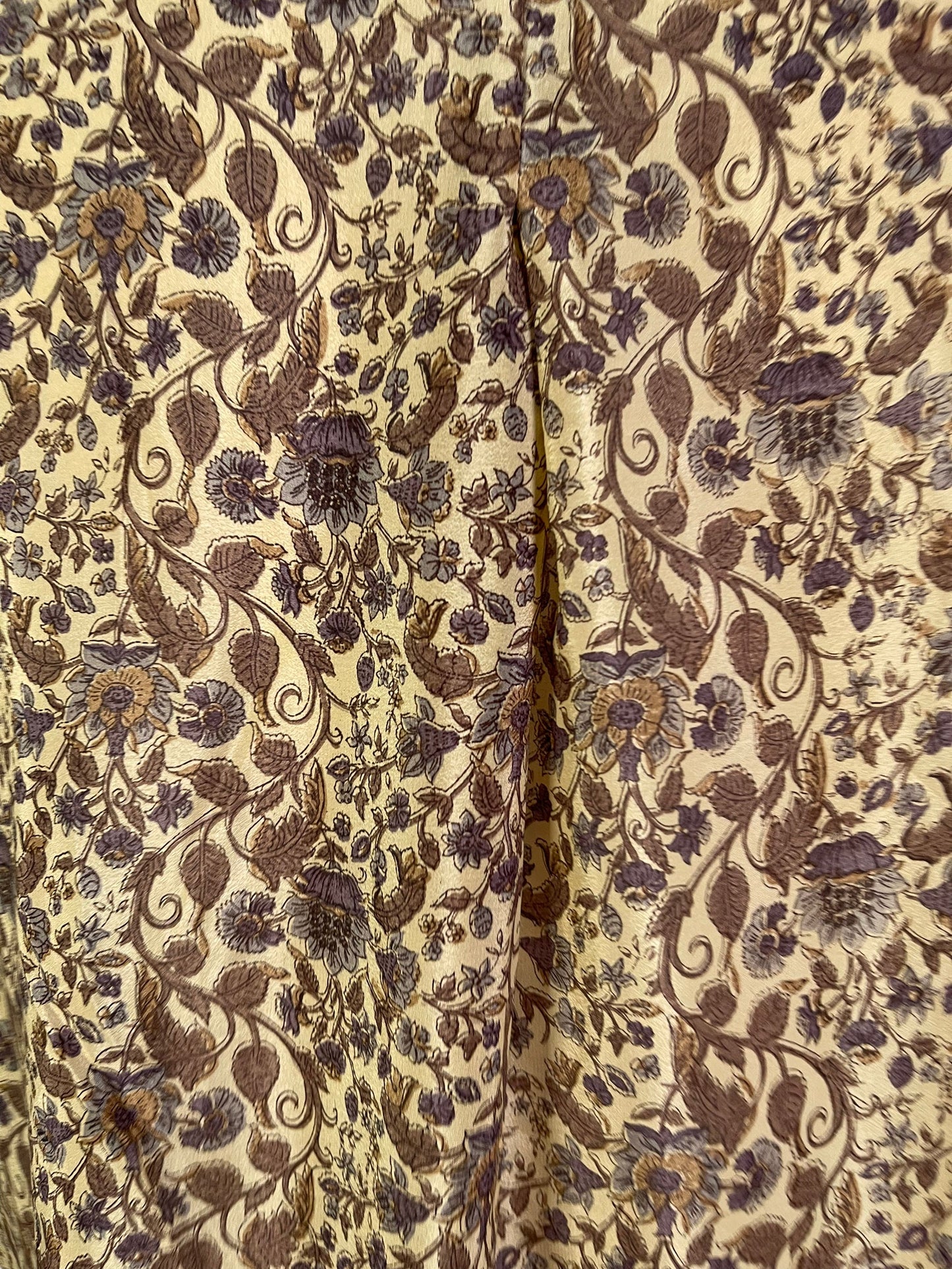 PRC6067 Avatar Pure Silk Self Pocket Tunic Dress