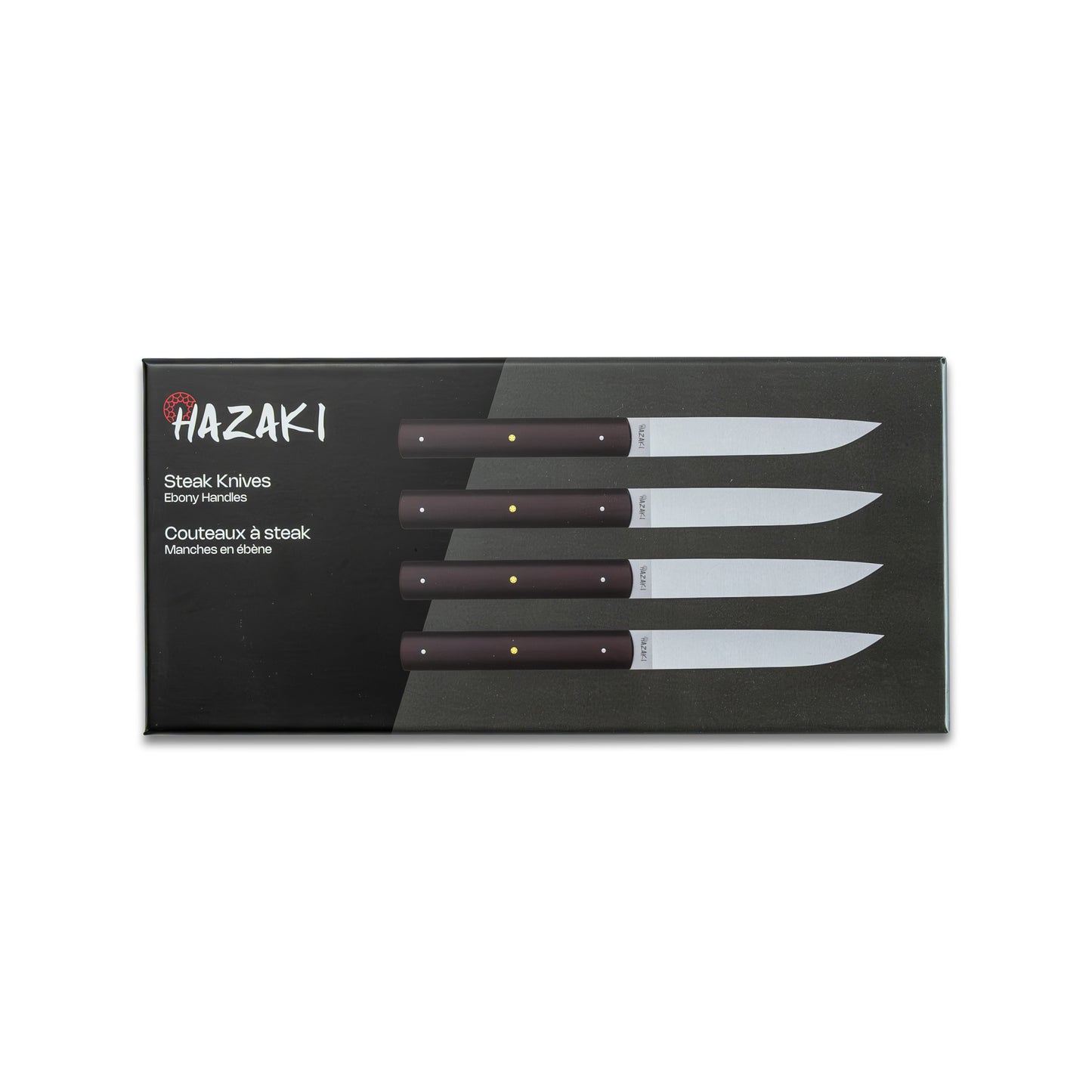 Hazaki Steak Knives 4 pc Kit - Blackwood