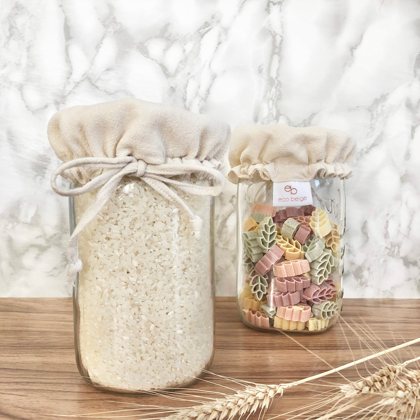 Linen Jar and Bowl Cover