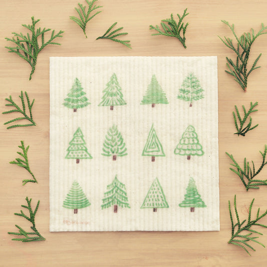 Christmas Tree Sponge Cloth