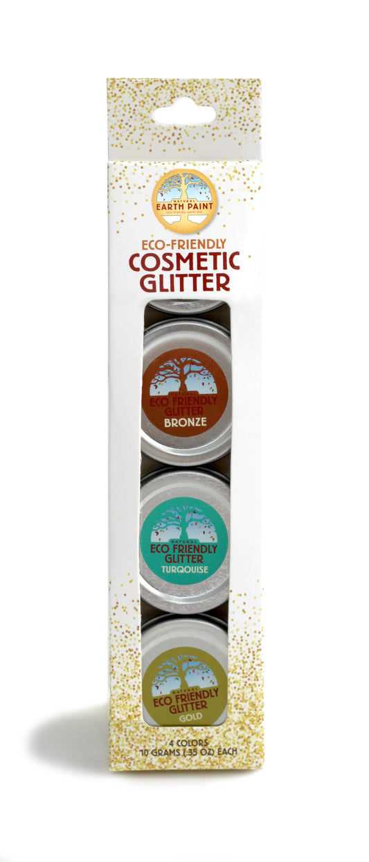 Eco-Friendly Glitter, 4-pack