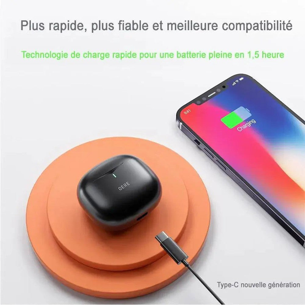 Écouteurs intra-auriculaires sans fil Bluetooth