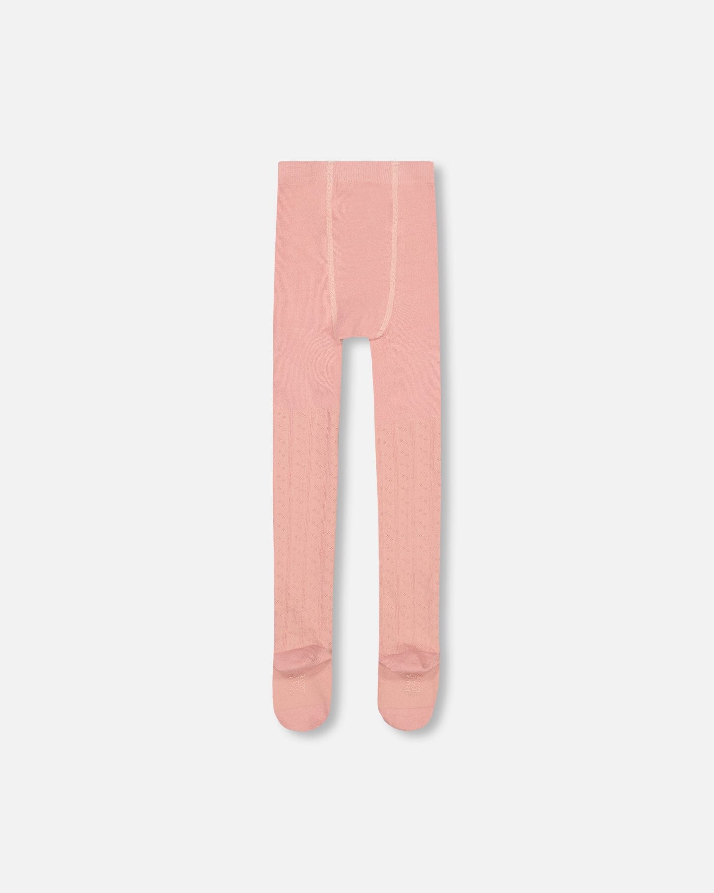 Baby Cable Tights Powder Pink