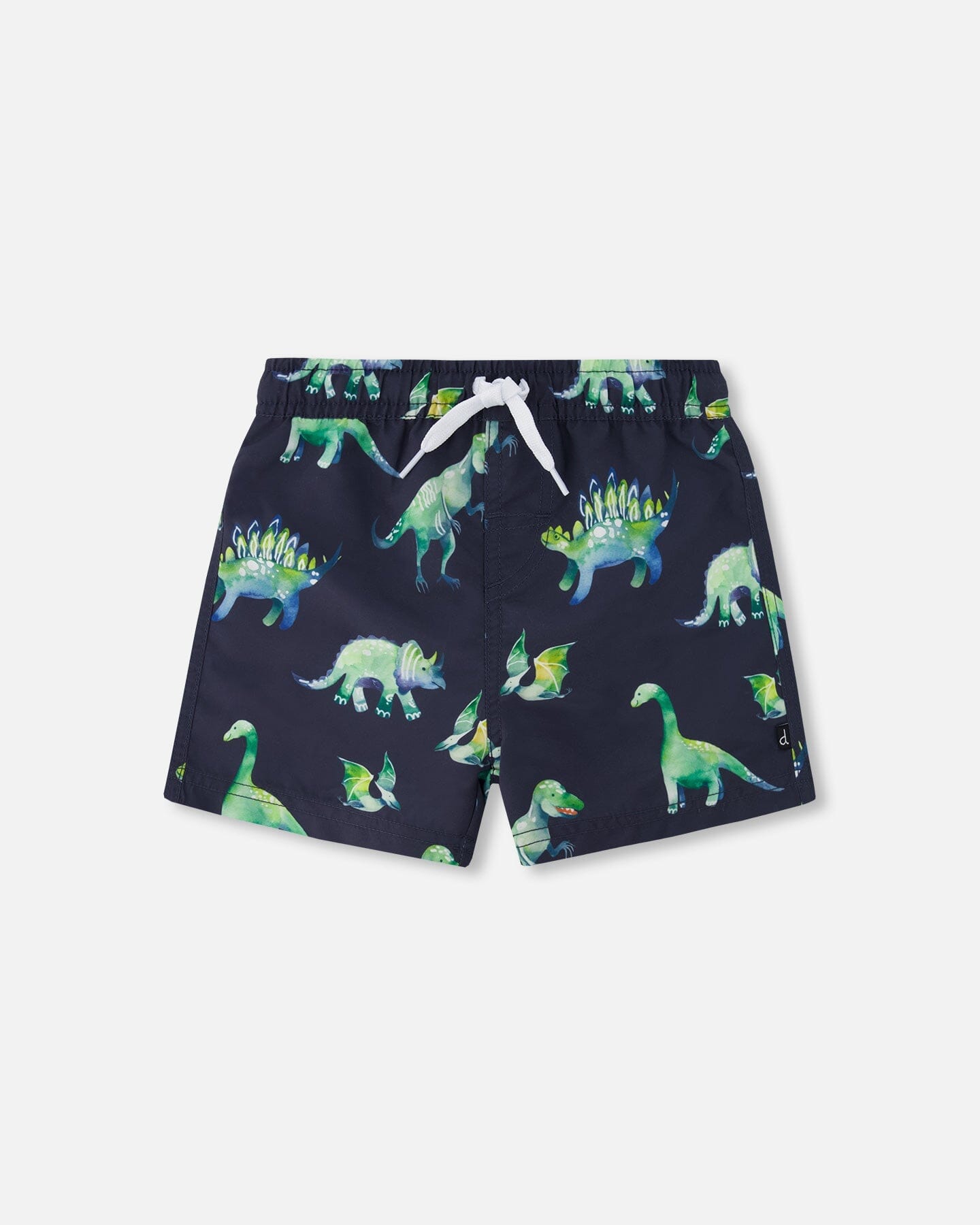 Men's Boardshort Grey Printed Dinosaurs