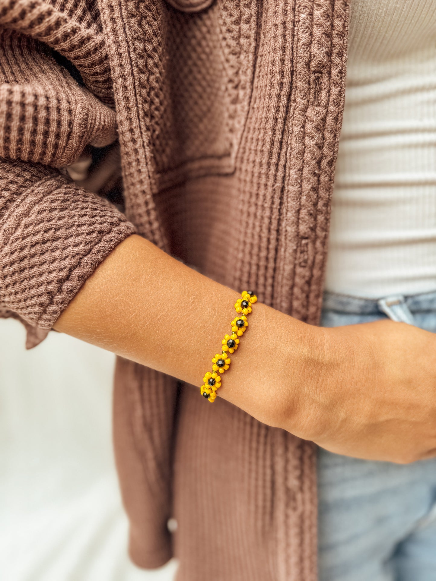 The Golden Grove Sunflower bracelets🌻