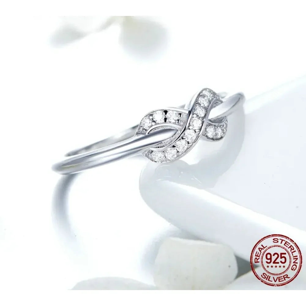 Sterling Silver Infinity Ring (Forever Bound)