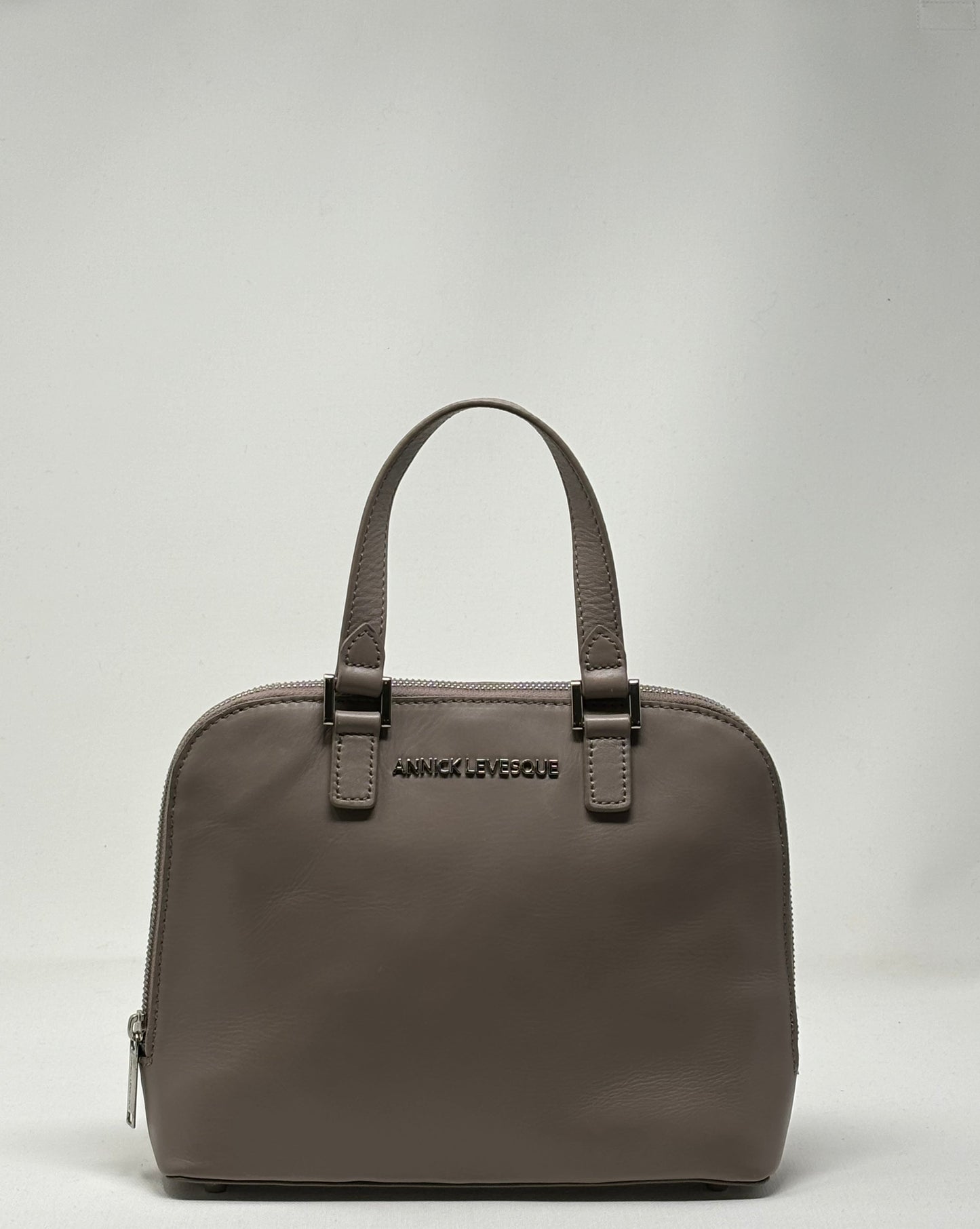 Sac à main en cuir Taupe | Justine