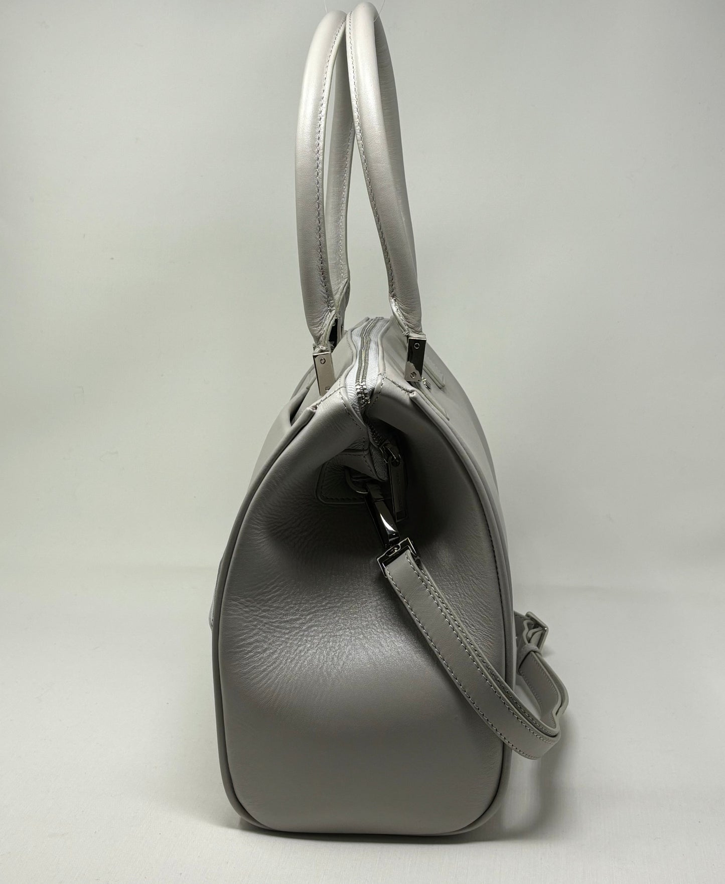 Sac à Main en Cuir Perlé | Mona Moyen