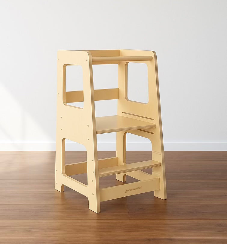 Kids & Toddler Learning Tower | Kitchen Step Stool | Extra Wide Educational Tower