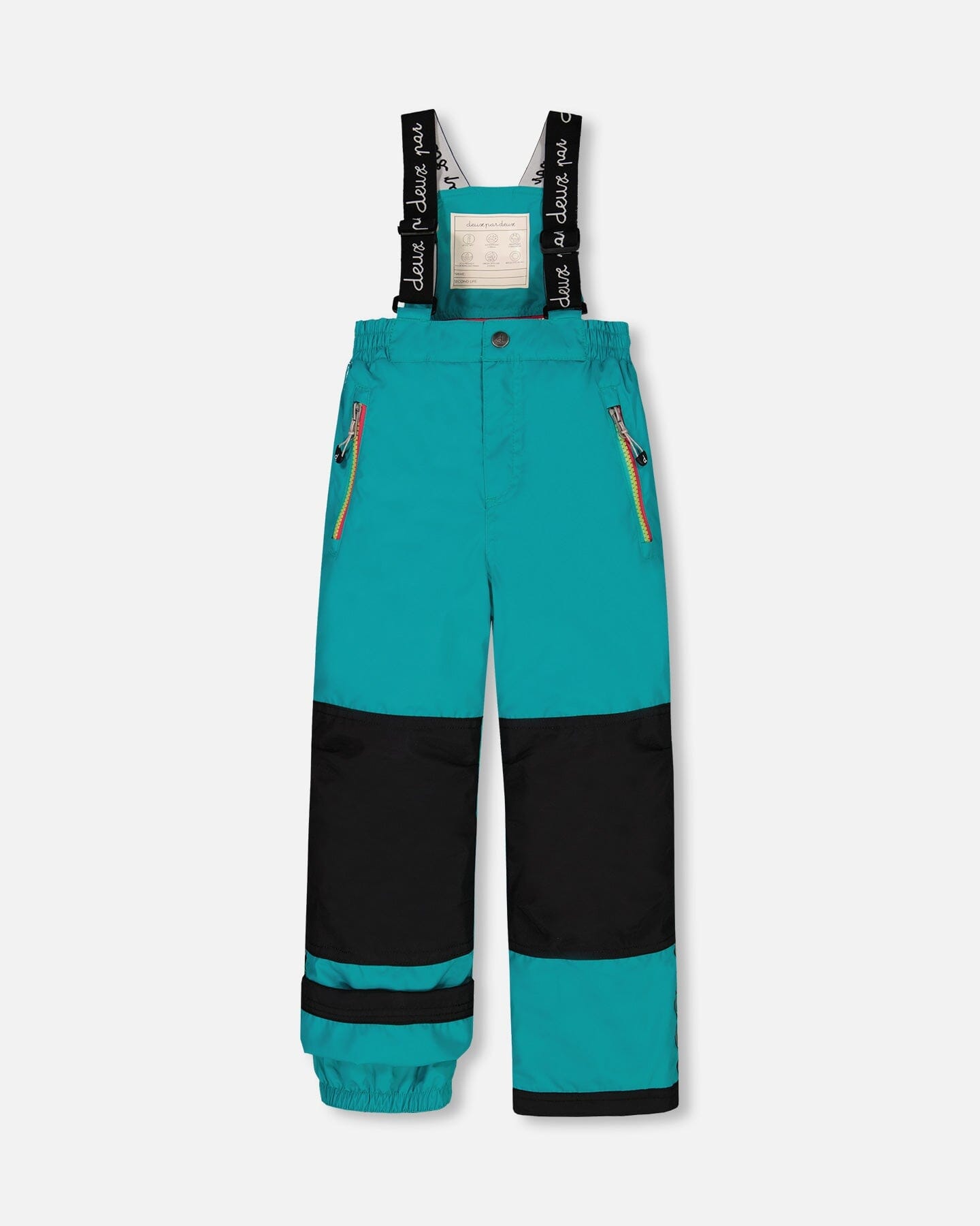 Two Piece Snowsuit Printed Bubbles And Turquoise