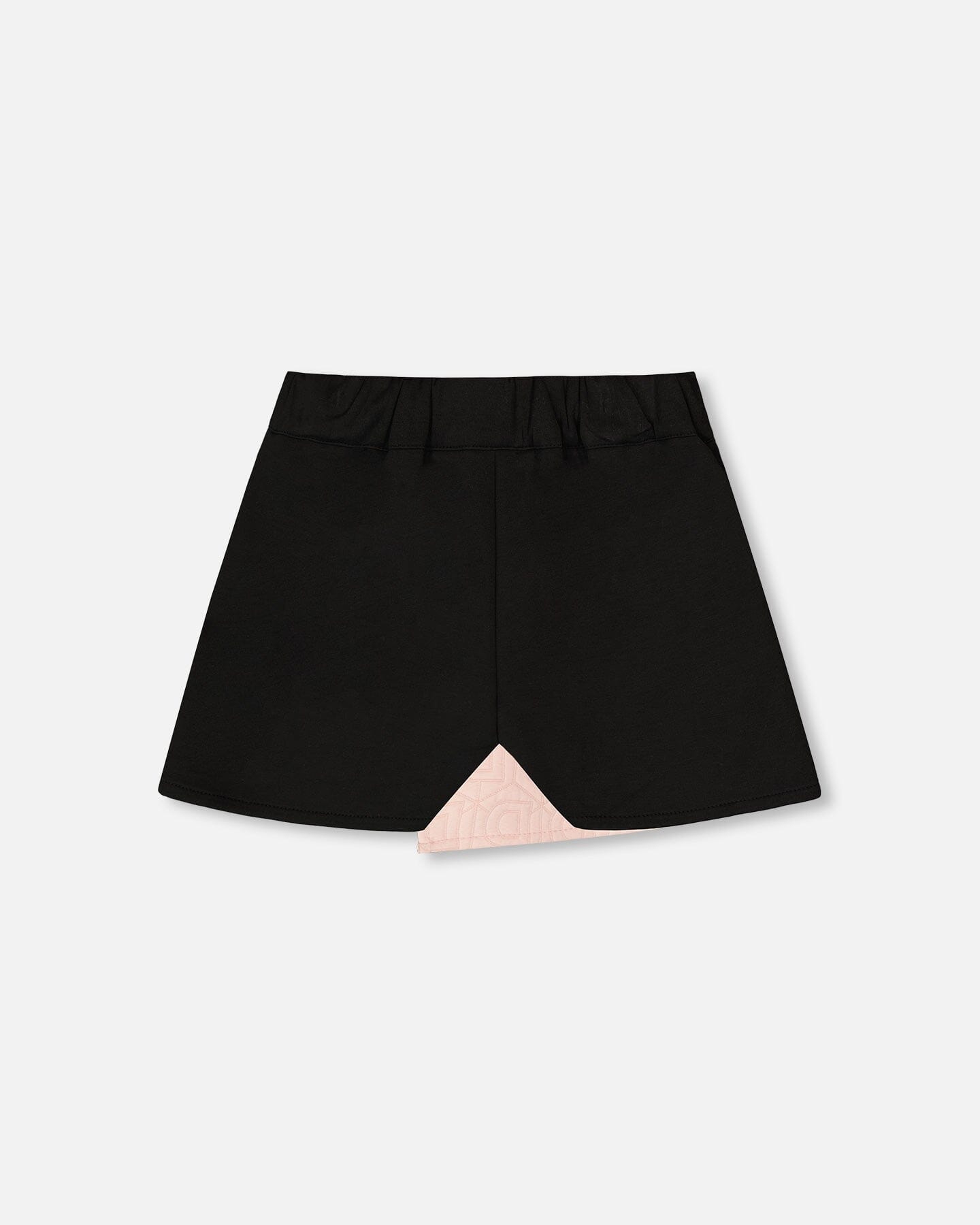 Skort With Contrast Front Light Pink