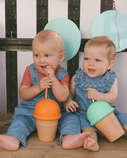 Organic Cotton Onesie Terracotta