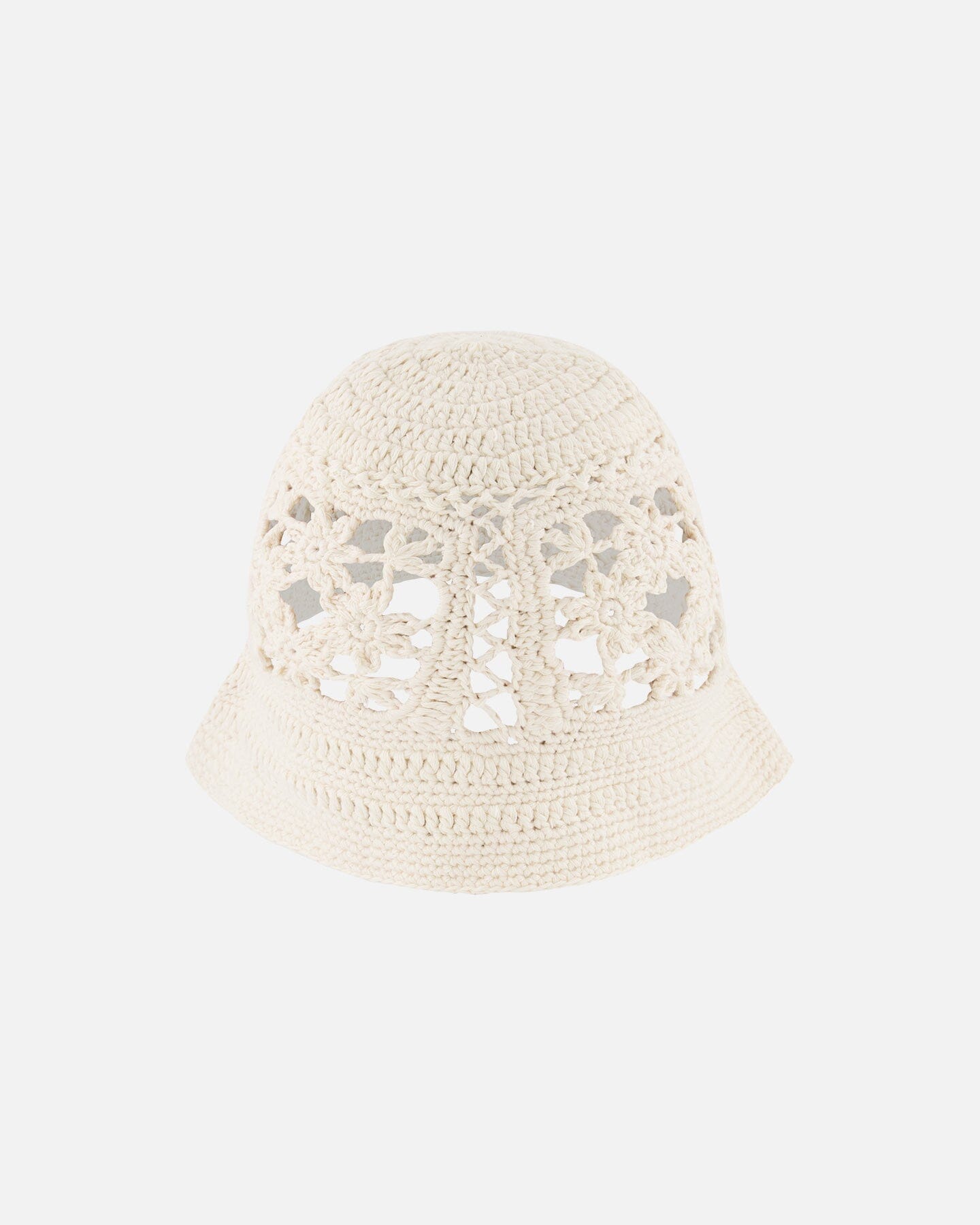 Crochet Hat Off-White Knit