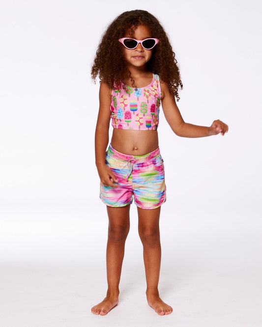 Printed Swim Shorts Multicolored