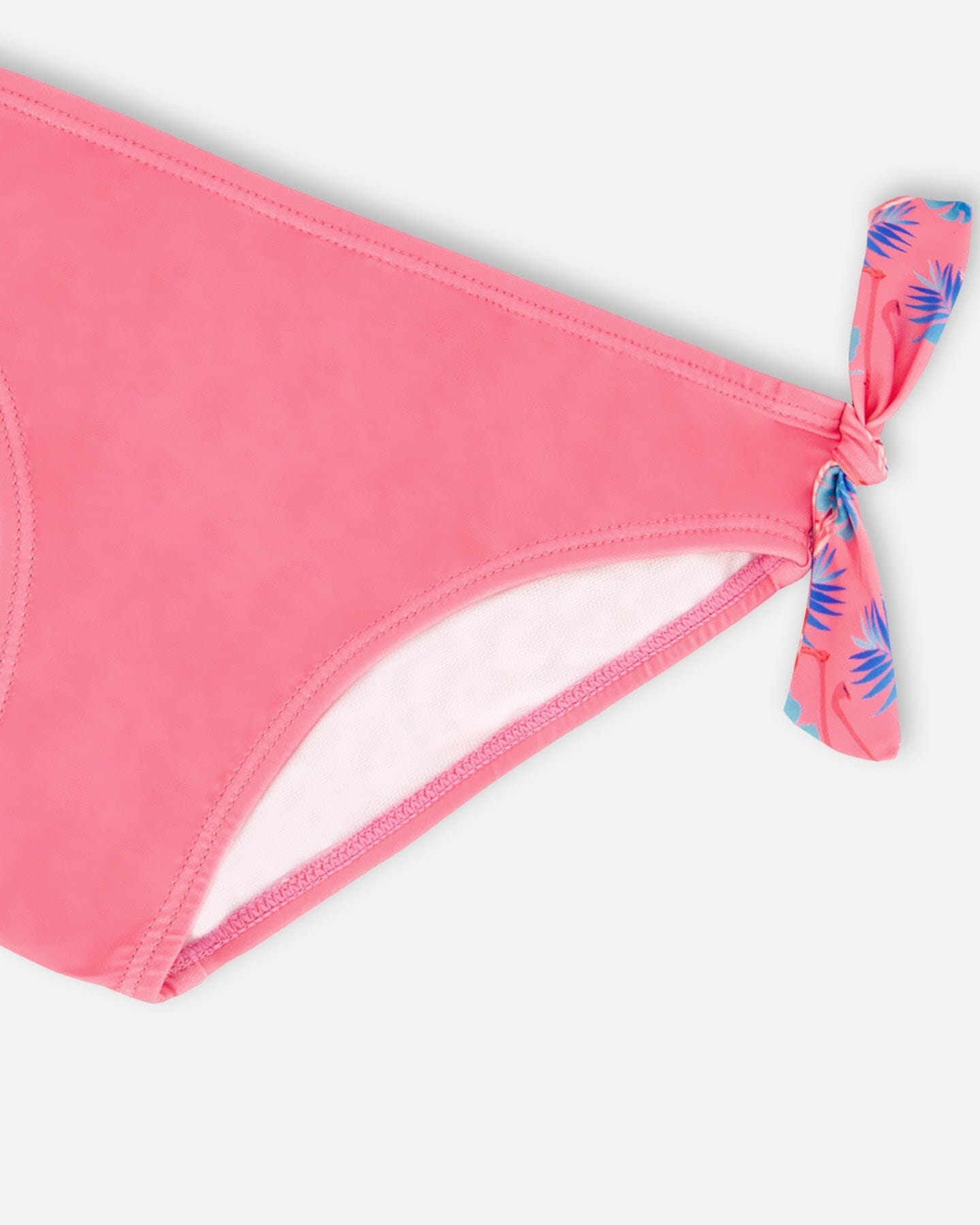 Printed Two-Piece Swimsuit Candy Pink And Pink Flamingo