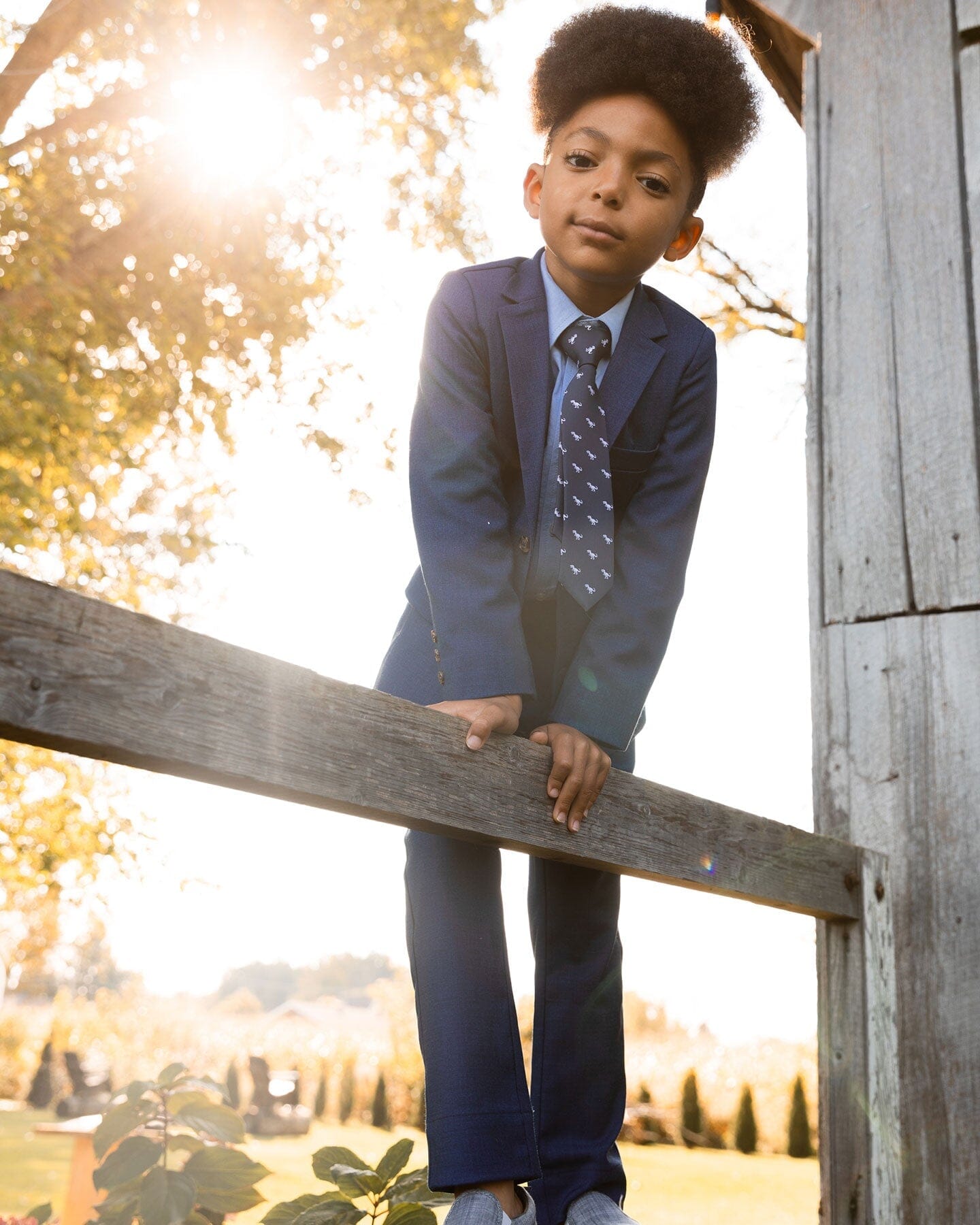 Slant Pocket Pants Navy Blue