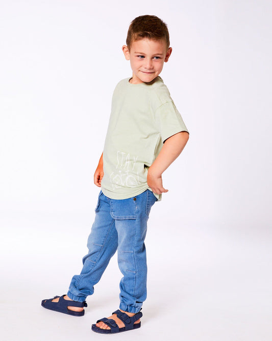 Short Sleeve Graphic Tee Sage