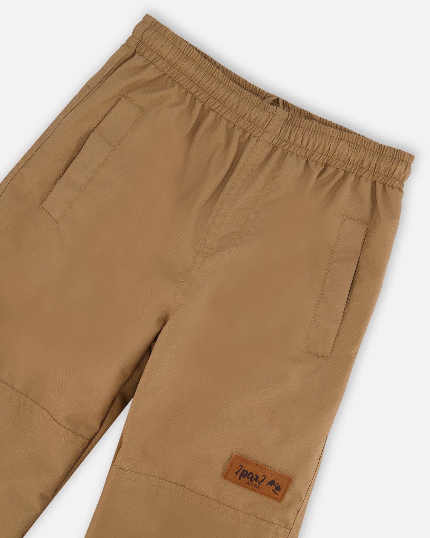 3-In-1 Mid-Season Outerwear Set With Printed Jacket Light Pink And Beige Pant