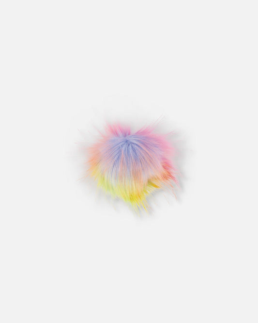 Multi-Colored Fake Fur Pompom For Hat