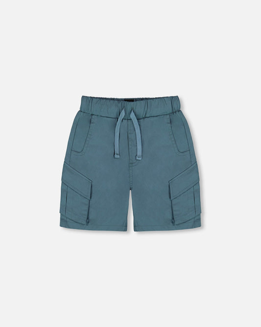 Parachute Cargo Pocket Shorts Dark Teal