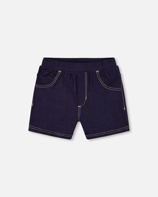 Jegging Shorts Dark Denim Blue