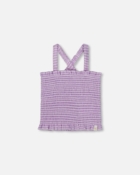 Smocked Tank Top Lilac