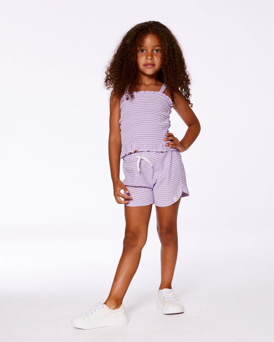 Smocked Tank Top Lilac