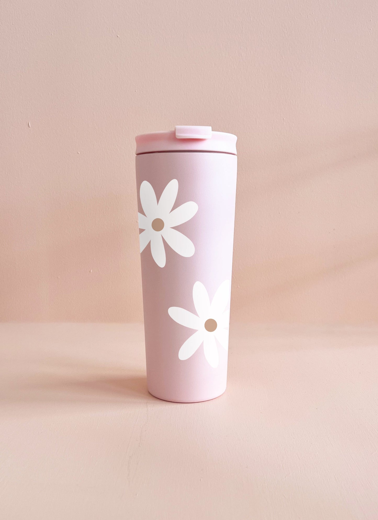 Gobelet isotherme 24oz - rose Fleurs d'automne