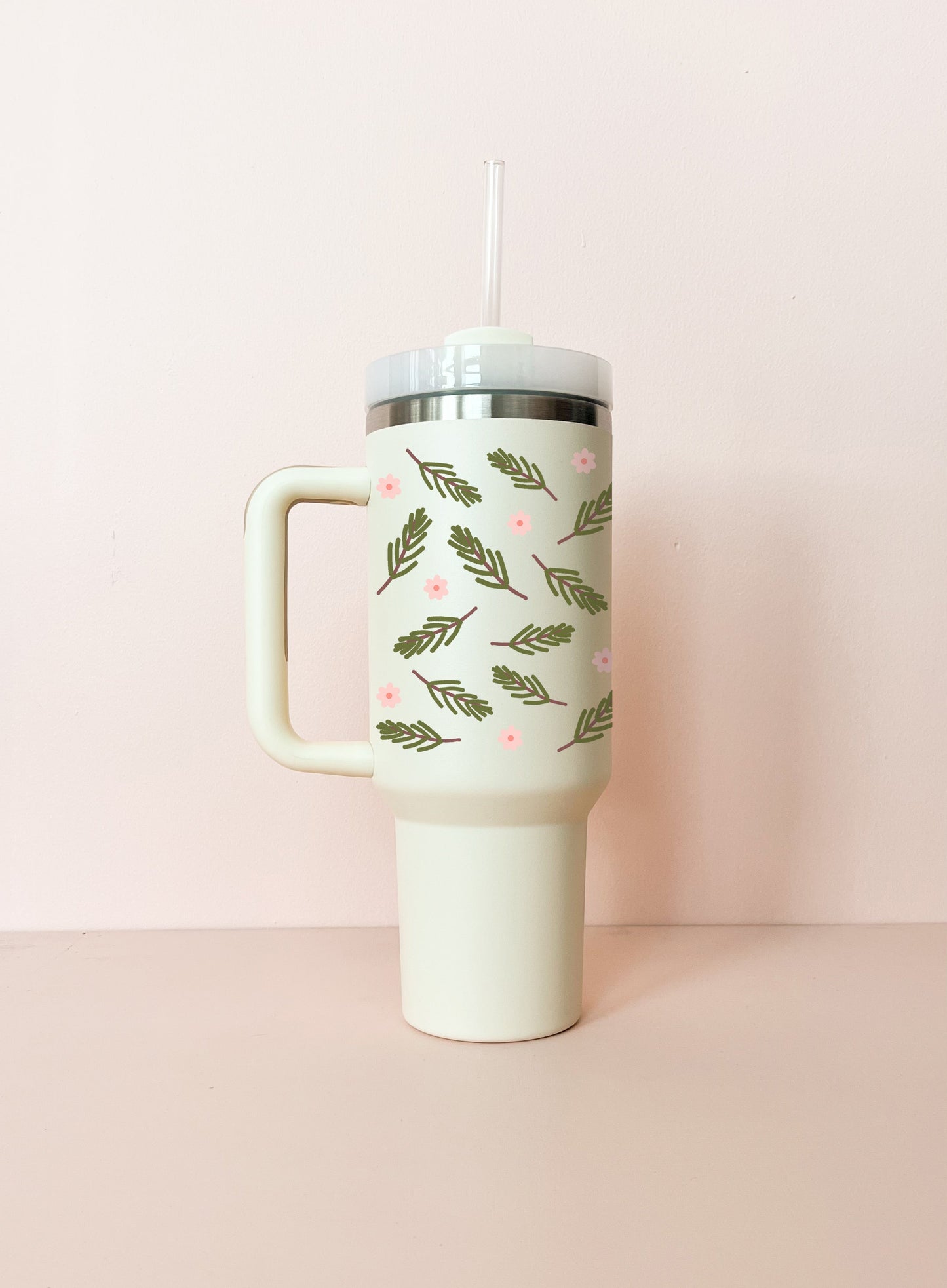 Gobelet isotherme 40oz - blanc crème Sapinage