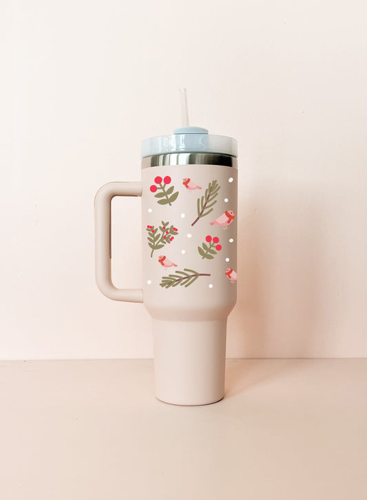 Gobelet isotherme 40oz - rose pâle Cardinals