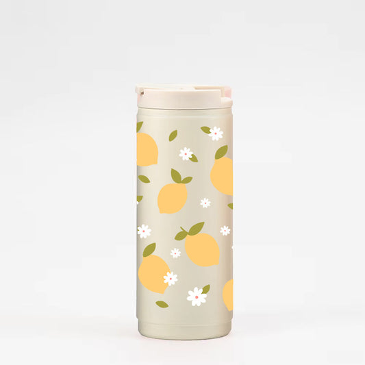 Gobelet isotherme 16oz - crème citrons