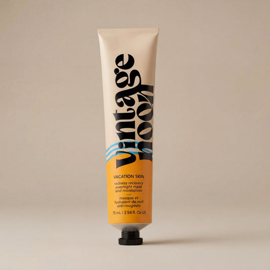 Vacation Skin Redness Recovery Overnight Mask and Moisturizer