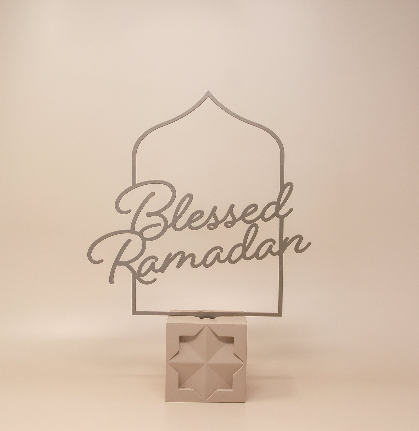 Blessed Ramadan English Calligraphy