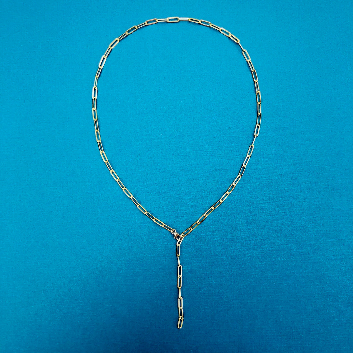 Gold Paperclip Chain