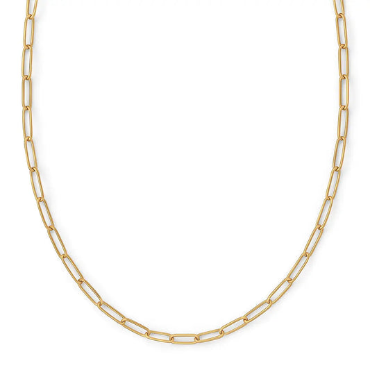 Gold Paperclip Chain