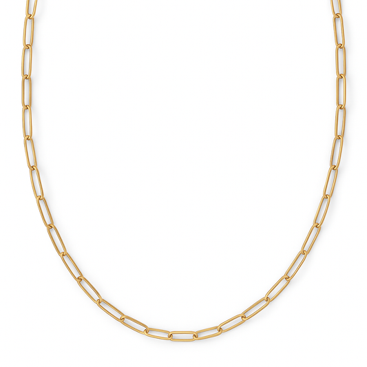 Gold Paperclip Chain