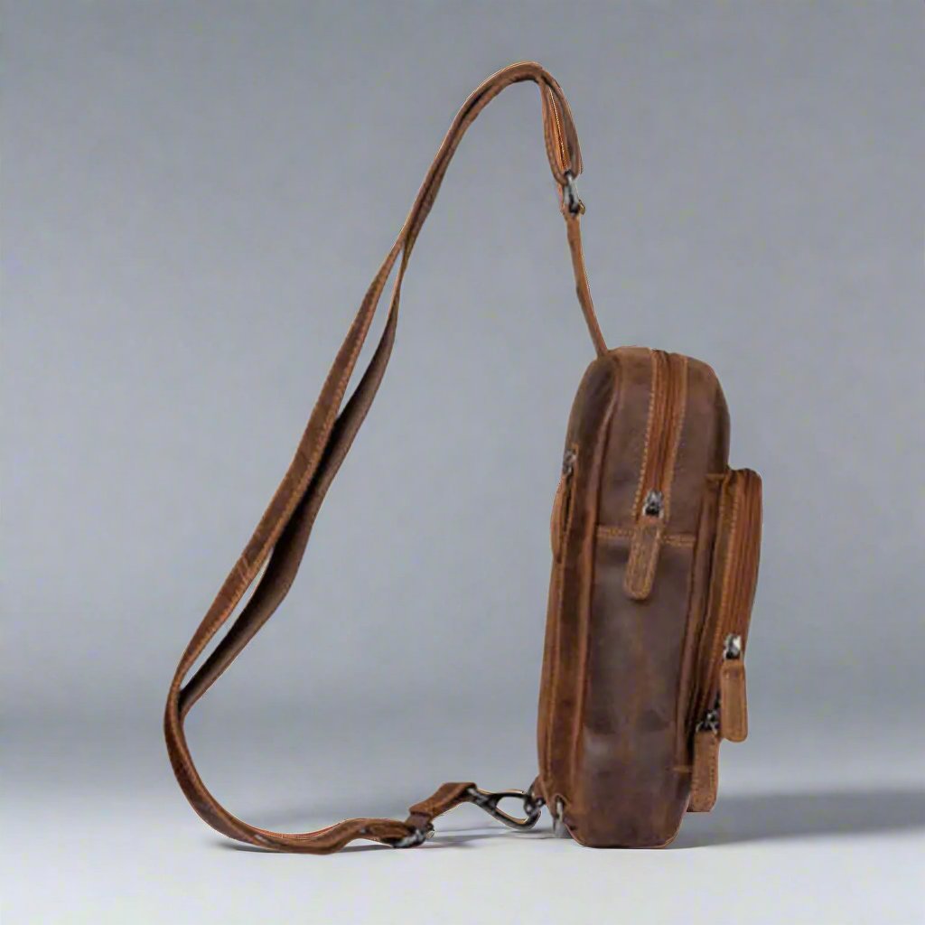 Greenwood Leather Hamilton Crossbody Bag Backpack