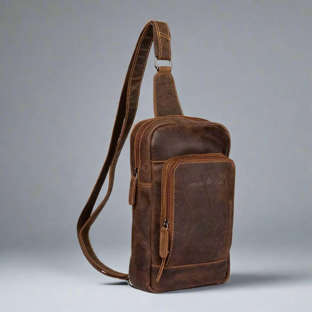 Greenwood Leather Hamilton Crossbody Bag Backpack