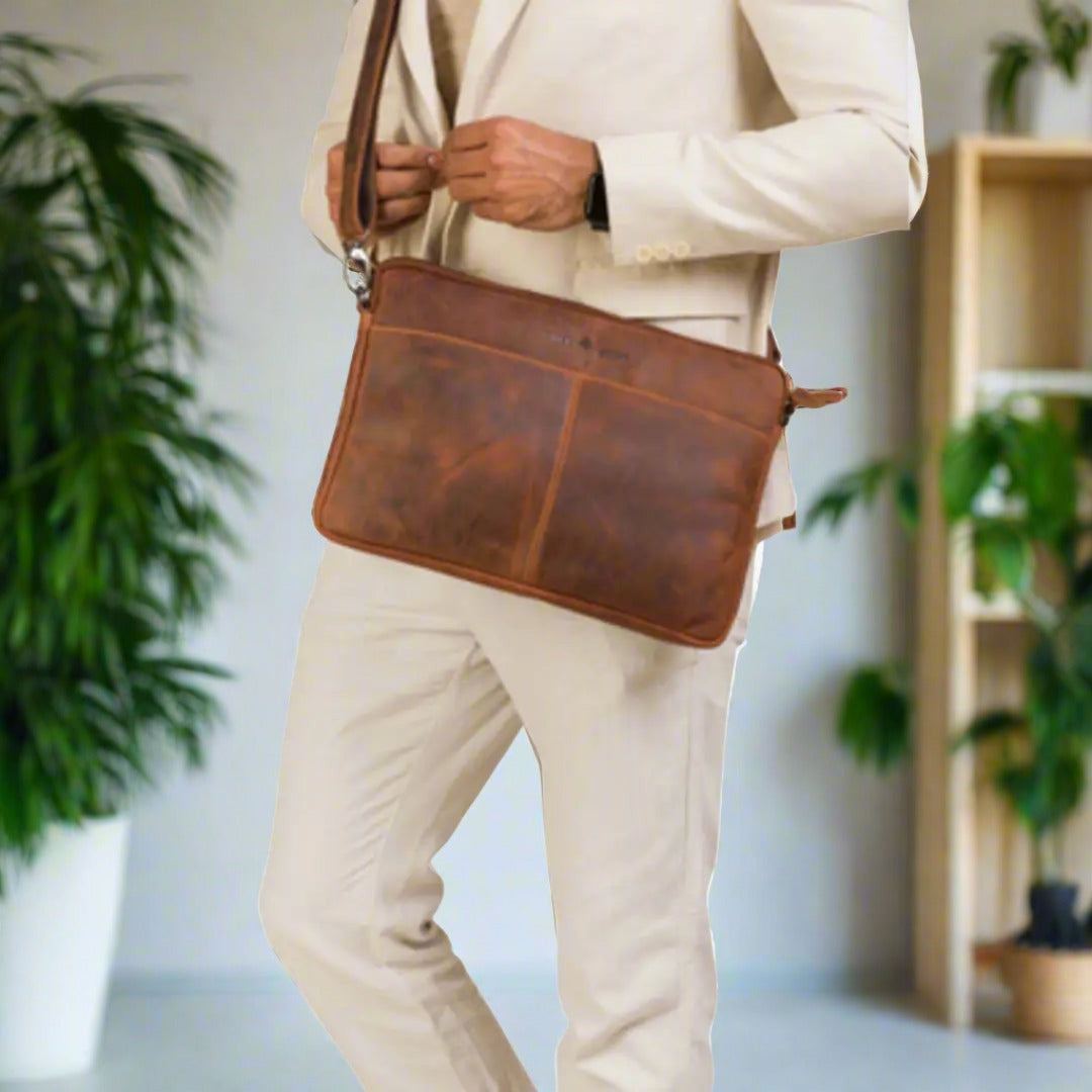 Greenwood Leather Montreal Laptop Sleeve