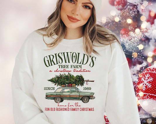 Sweatshirt Or T-Shirt Or Hoodie  Christmas Griswold Tree Farm
